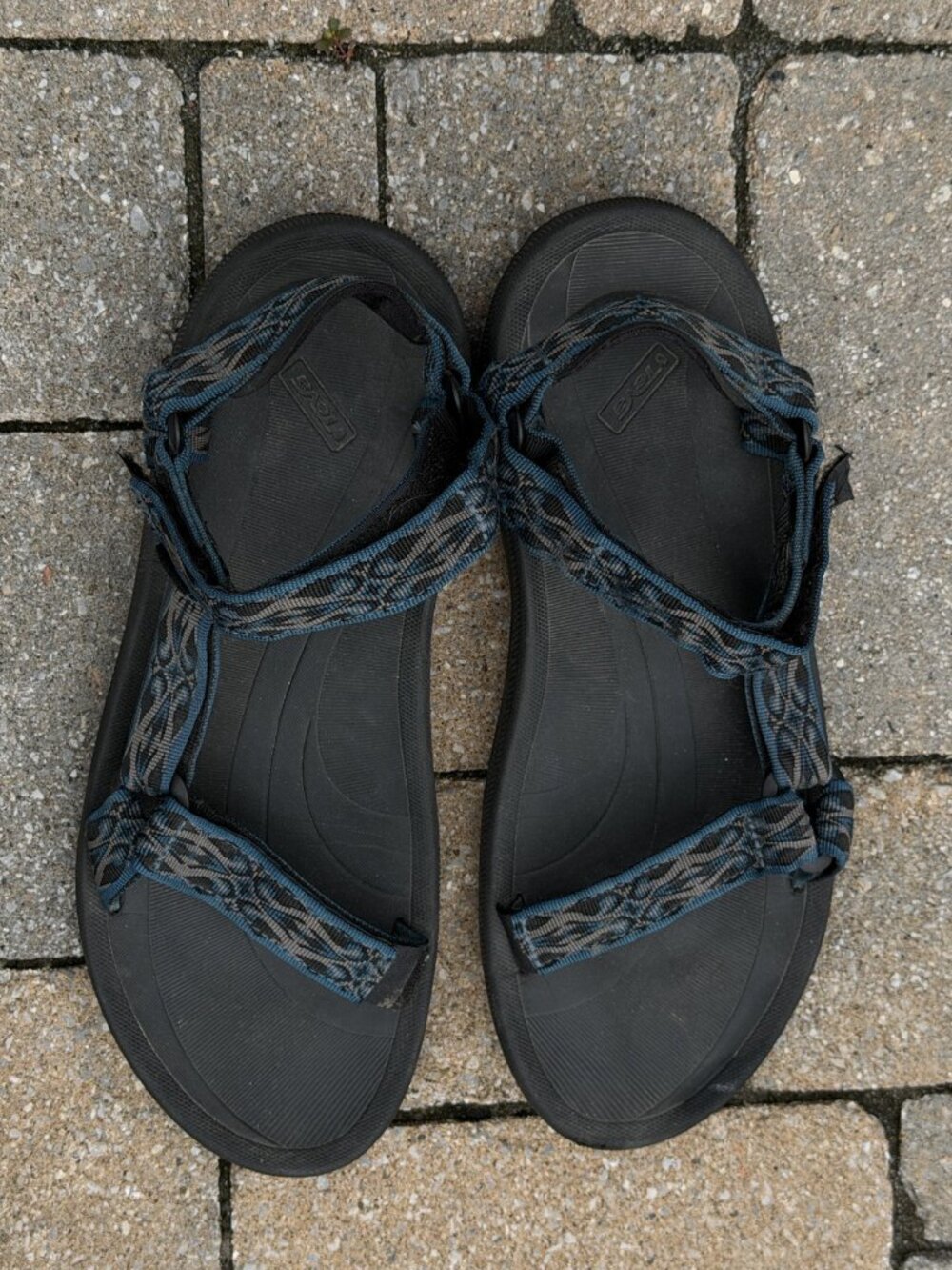 Teva Men's Torin Sport Sandals - Blue & Grey - Size 13